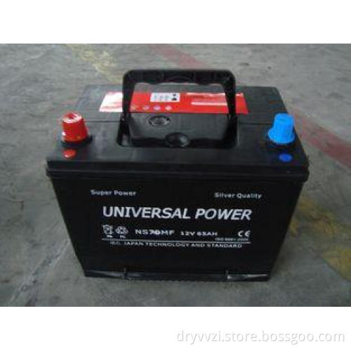 NS70MF Maintenance Free Lead Acid Battery 12v 65ah starter